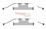 Set accesorii, placute frana VW MULTIVAN V (7HM, 7HN, 7HF, 7EF, 7EM, 7EN) (2003 - 2015) METZGER 109-1682