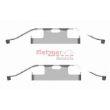 Set accesorii, placute frana VW TRANSPORTER V platou / sasiu (7JD, 7JE, 7JL, 7JY, 7JZ, 7FD) (2003 - 2016) METZGER 109-1682