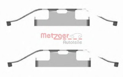 Set accesorii, placute frana VW TRANSPORTER V caroserie (7HA, 7HH, 7EA, 7EH) (2003 - 2016) METZGER 109-1682 foto