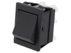 Rocker DPDT 2 ON-ON 16A/250VAC cu conectori 6,3x0,8mm foto