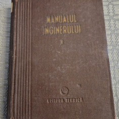 Manualul inginerului vol. 1 matematica fizica caldura 1954