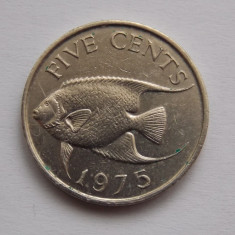 5 CENTS 1975 BERMUDA