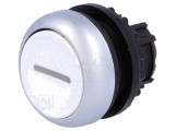 Comutator Acționat Prin Apăsare 22mm Alb