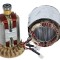 Stator si Rotor generator 2 - 5 kw (Gx 160, 168F etc) Cupru (Monofazic)