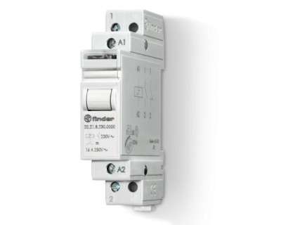 Releu pas cu pas (teleruptor) 16A 1ND 230V Finder 202182300000 foto