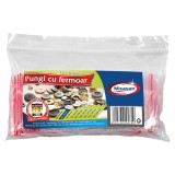 Set 100 pungi cu fermoar Zip-Lock Misavan, 5 x 7 cm, transparent