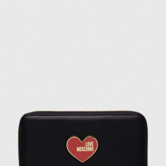 Love Moschino portofel femei, culoarea negru