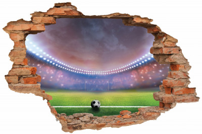 Sticker cu efect 3D - Teren de fotbal foto