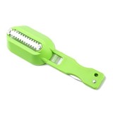 Curatator Solzi Peste cu Recipient, Plastic Durabil, Lame Metalice Puternice, 20cm, Diverse Culori