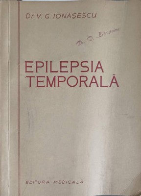 EPILEPSIA TEMPORALA-V.G. IONASESCU-224248 foto
