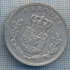 AX 1470 MONEDA- DANEMARKA - 5 KRONER -ANUL 1961 -STAREA CARE SE VEDE