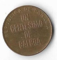 Moneda 1 centesimo 1996 - Panama foto