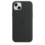 Husa de protectie Silicone Case with MagSafe pentru iPhone 15 Plus, Black