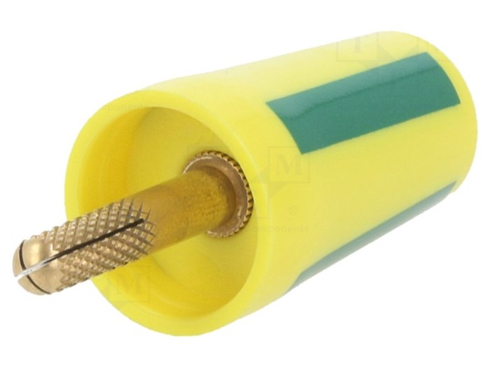 Conector adaptor banană 4mm aurit