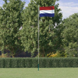 VidaXL Steag Olanda și st&acirc;lp din aluminiu, 6,23 m