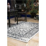 Covor Premium Belgian Model Valencia 22211-666, Marime 80 x 150 cm, Gri, Antialergic, Polipropilena, Living, Dormitor, Sufragerie, Birou