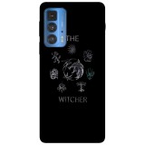 Husa compatibila cu Motorola Edge 20 Lite model Witcher, Silicon, TPU, Viceversa, Transparent, Carcasa