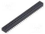 Conector şiruri pini mamă PIN 52 1,27mm aurit SMT - SAMTEC