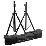 Set 2 stative boxe reglaj 60-100 cm, max 30kg, husa transport, Boomtone DJ