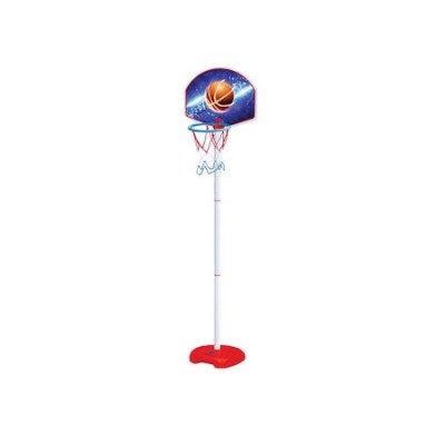 Set Cos Baschet de exterior cu suport baza si minge inclusa, 1.55 m, +3 ani, EDDO foto