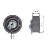 GATES T43010 PowerGrip&reg; rola intinzator,curea distributie