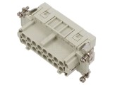 Conector ILME HDC mamă 16 pini 16A 600V inserturi contact