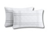 Set 2 Perne Somnart matlasate Grid Confort 50x70 cm Relax KipRoom
