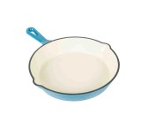 Tigaie fonta emailata 26 cm albastru deschis Handy KitchenServ