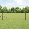 VidaXL Set de Gard Set de 2 Gri Oțel Vopsit Electrostatic 25 x 0.5 m