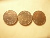 3 Monede 5 lei 1992 ,1993 si 1995 cal AUNC