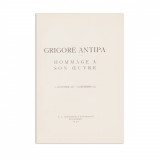 Grigore Antipa, Hommage a son oeuvre, cu dedica?ie pentru V. Valcovici