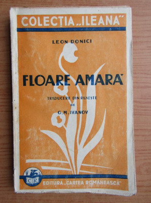 Leon Donici - Floare amara (1930) foto