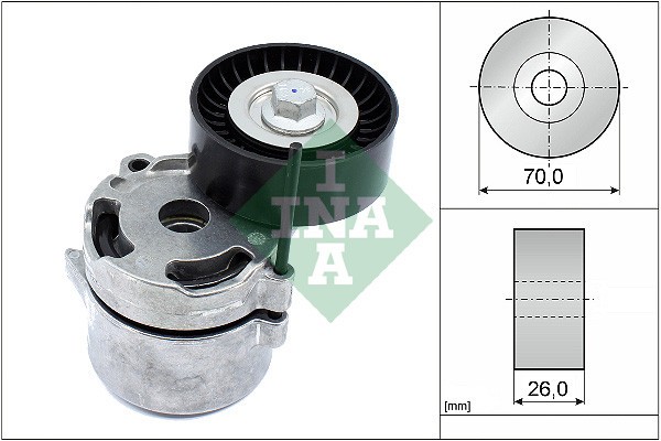 INA 534 0711 10 Intinzator curea, curea distributie