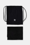 HUGO pantaloni scurți de &icirc;not și prosop culoarea negru, 50540187