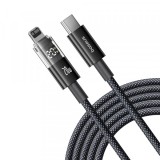 Cablu Date si Incarcare USB-C - Lightning Baseus Display 2, 20W, 2m, Negru P10382703121-01