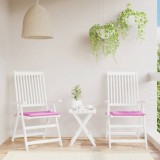 Set 2 Perne Scaun Gossi Roz 50x50x3cm, Textil Oxford, Umplutura Spuma, Antialunecare, Exterior Interior