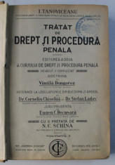 TRATAT DE DREPT SI PROCEDURA PENALA de I. TANOVICEANU , EDITIUNEA A DOUA A CURSULUI DE DREPT SI PROCEDURA PENALA , VOL. I foto