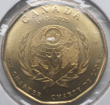 1 Dollar 2020 Canada, 75th Anniv. of the Signing Of The U.N.Charter, unc,km#2909