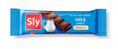 Tableta (ciocolata) lapte 25gr sly nutritia foto