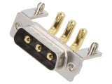 Conector D-Sub 3-Pin pentru PCB THT 240V, MH CONNECTORS