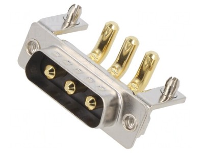 Conector D-Sub 3-Pin pentru PCB THT 240V foto