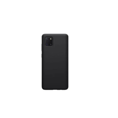 Husa silicon compatibila cu Samsung Note 10 Lite - Negru foto