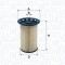 MAGNETI MARELLI 153071762479 filtru combustibil