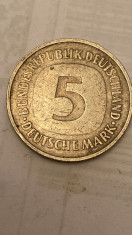 5 DM 1975,GERMANIA FEDERALA ,,D&amp;quot;/ MONEDA din POZE foto