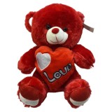 Urs inima rosu de plus 30 cm