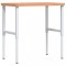 Banc de lucru 100x60x(73-99,5) cm lemn masiv fag dreptunghiular