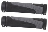 Cumpara ieftin Mansoane Strike cu inele blocare din aluminiu, TPR, forma ergonomica, bi-color negru/gri