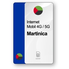 eSIM Internet Martinica, valabil 7 zile, trafic 1 GB, Standard
