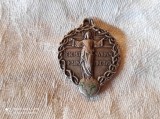 ISUS HRISTOS 1934 anul SFANT unic MEDALION ROMA ITALIA patina MINUNATA splendid