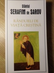 RANDUIELI DE VIATA CRESTINA-SFANTUL SERAFIM DE SAROV-291136